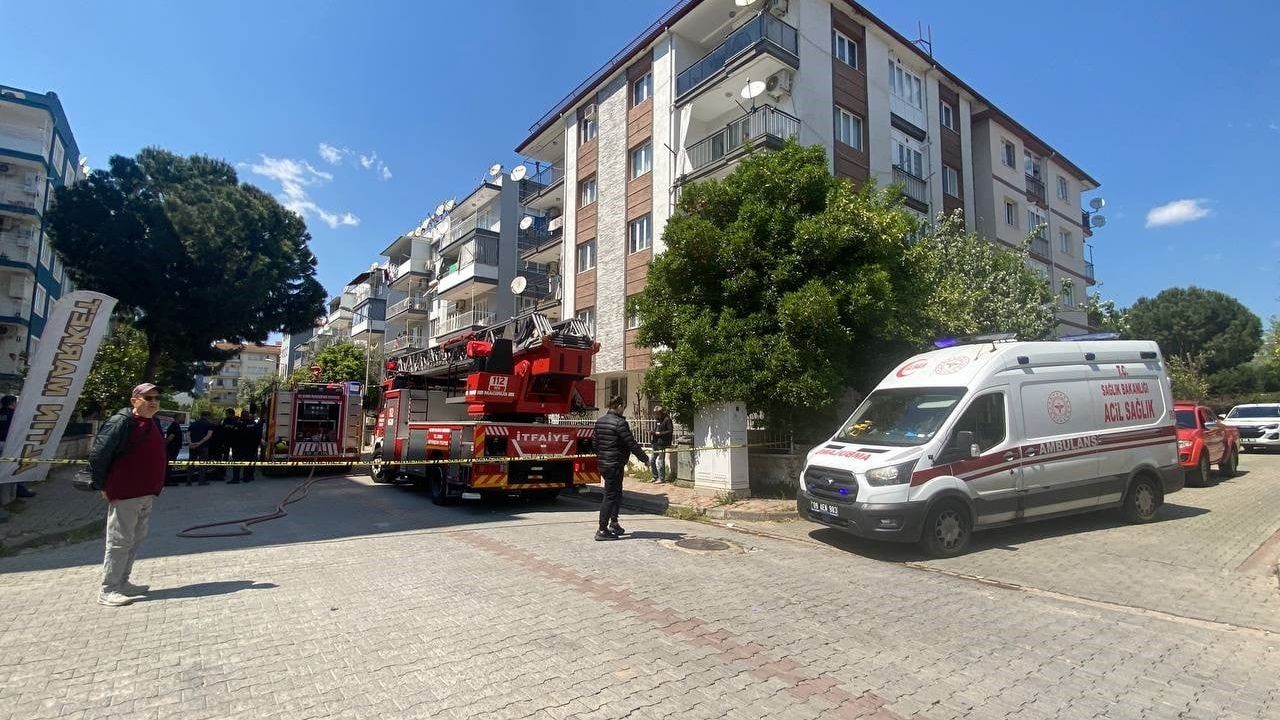 Aydın Efeler'de patlama sonrası yangında engelli kişi yaşamını yitirdi