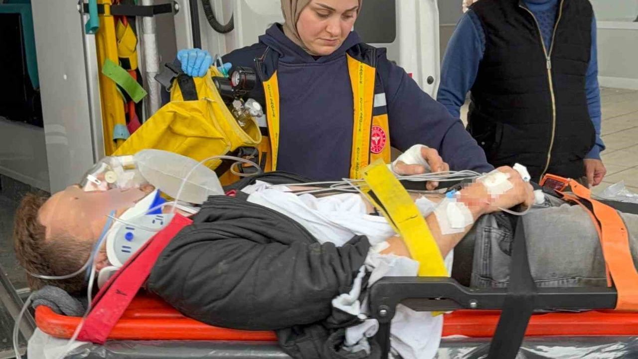 Ayvacık'ta tarım aracı (patpat) devrildi: 1 yaralı