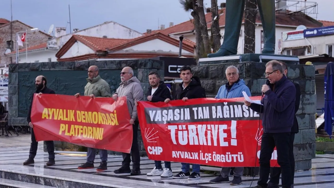 Ayvalık Belediye Başkanı Mesut Ergin: Hukukun üstünlüğü, adalet ve halk iradesine sahip çıkacağız