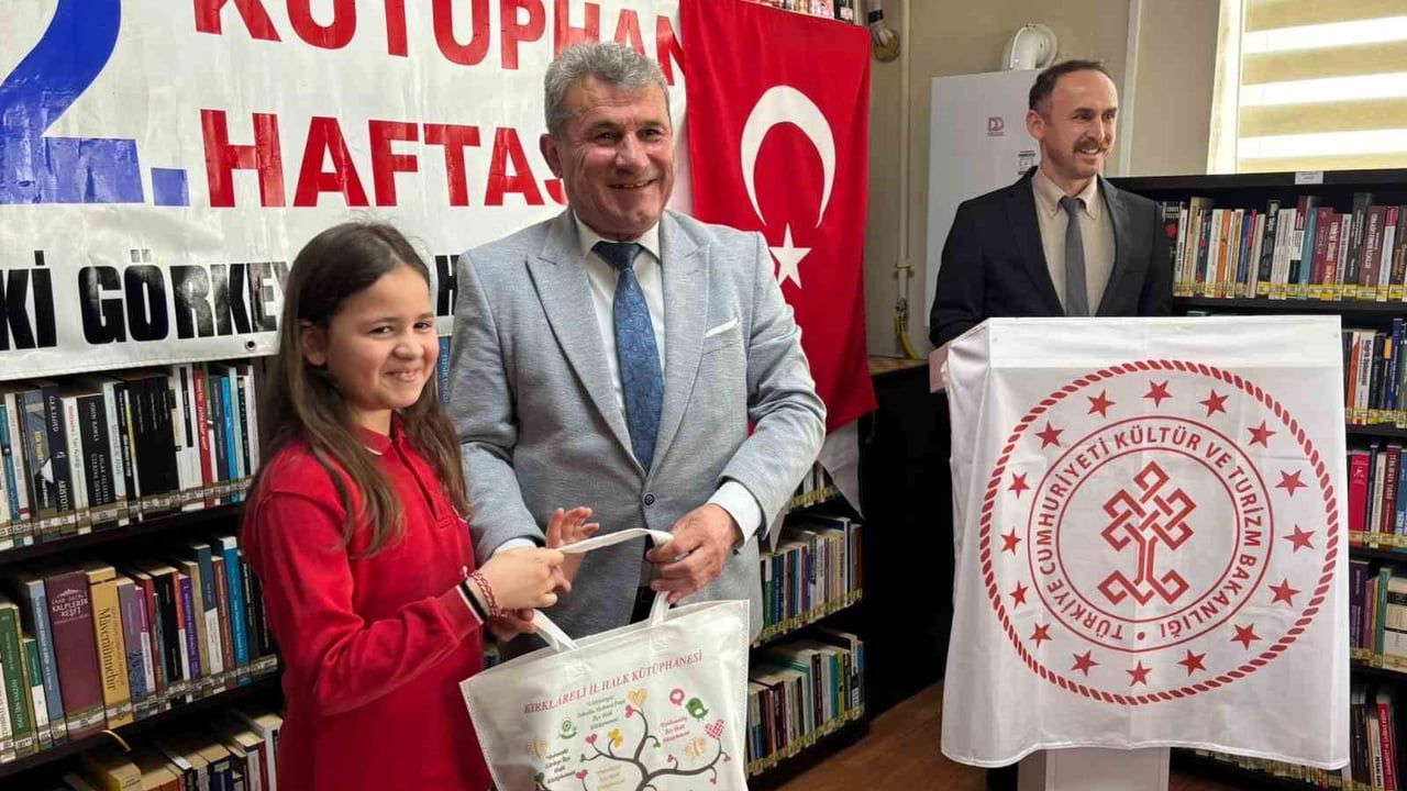 Babaeski'de 62. Kütüphane Haftası ‘İyileştiren Kütüphane’ temasıyla gerçekleşti