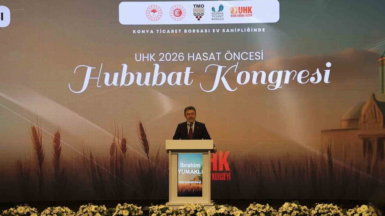 Bakan Yumaklı: Sağlıklı ve güvenilir gıdaya ulaşmada üretim planlaması ve su verimliliği önceliğimiz