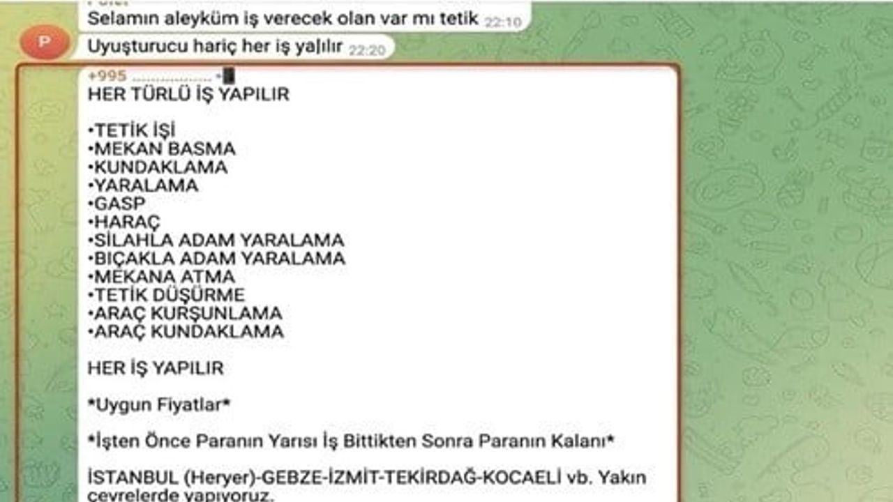 Bakırköy Başsavcılığı: Telegram üzerinden suç içerikli paylaşımlar nedeniyle 44 şüpheli hakkında gözaltı talimatı