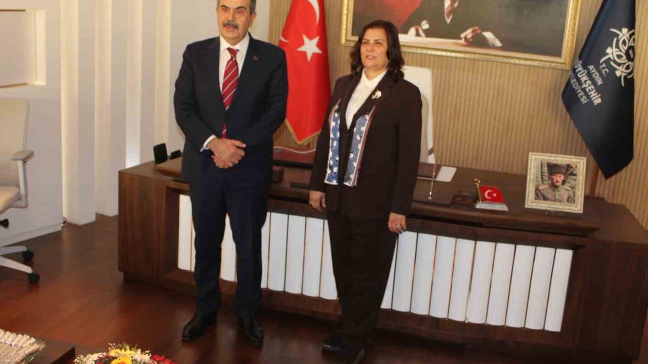 Başkan Çerçioğlu, Milli Eğitim Bakanı Yusuf Tekin’i makamında ağırladı