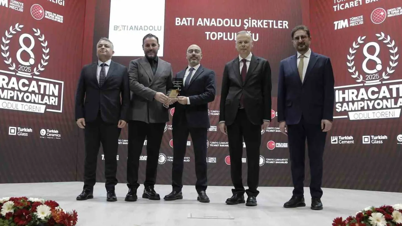 Batı Anadolu Şirketler Topluluğu, 2025 TİM İhracat Ödüllerinde üç ödül kazandı