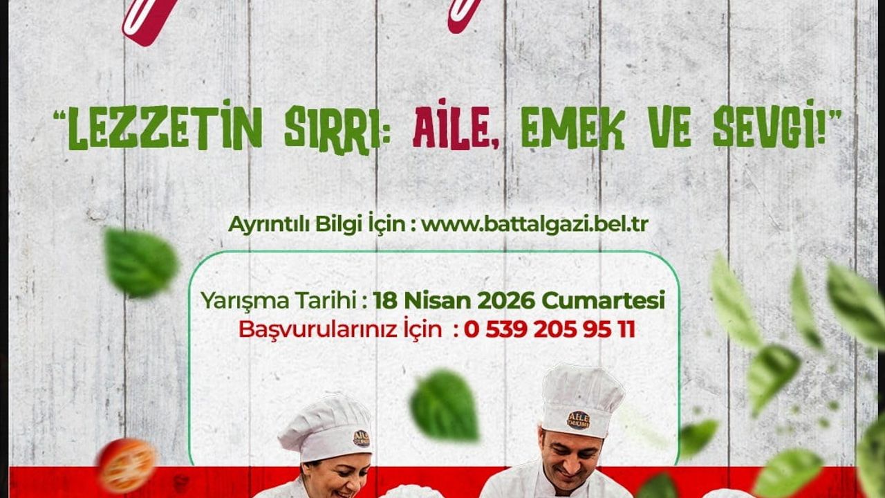 Battalgazi'de Turizm Haftası: 'Battalgazi Sofrasında Aileler Yarışıyor' İçli Köfte Yarışması 18 Nisan'da