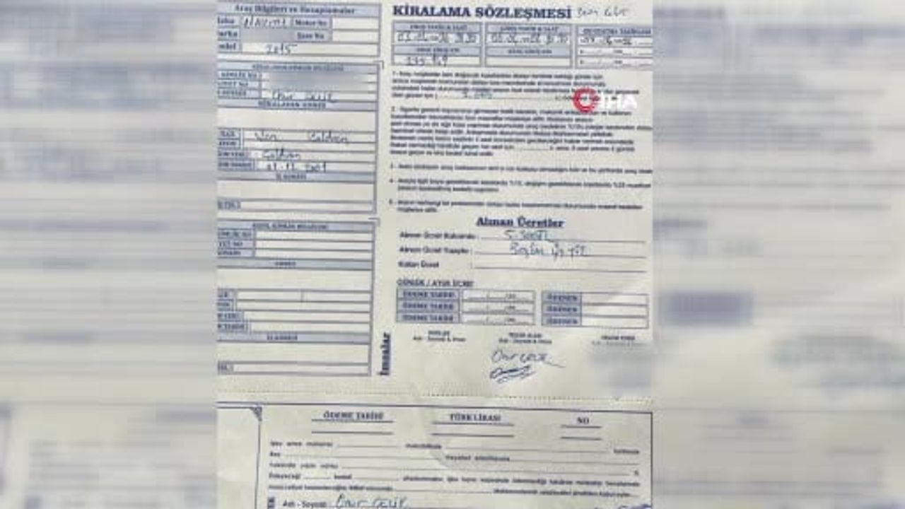 Beşiktaş’taki saldırıda kullanılan kiralık aracın teslim süresi dün doldu