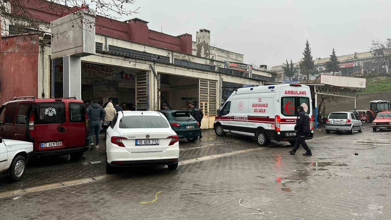 Besni'de iş yerinde silahlı kavga: 1 yaralı, şüpheli gözaltında
