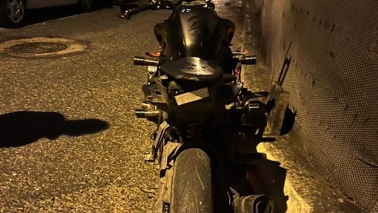 Beykoz'da abartı egzozlu motosiklet sürücüsüne 454 bin 500 lira ceza