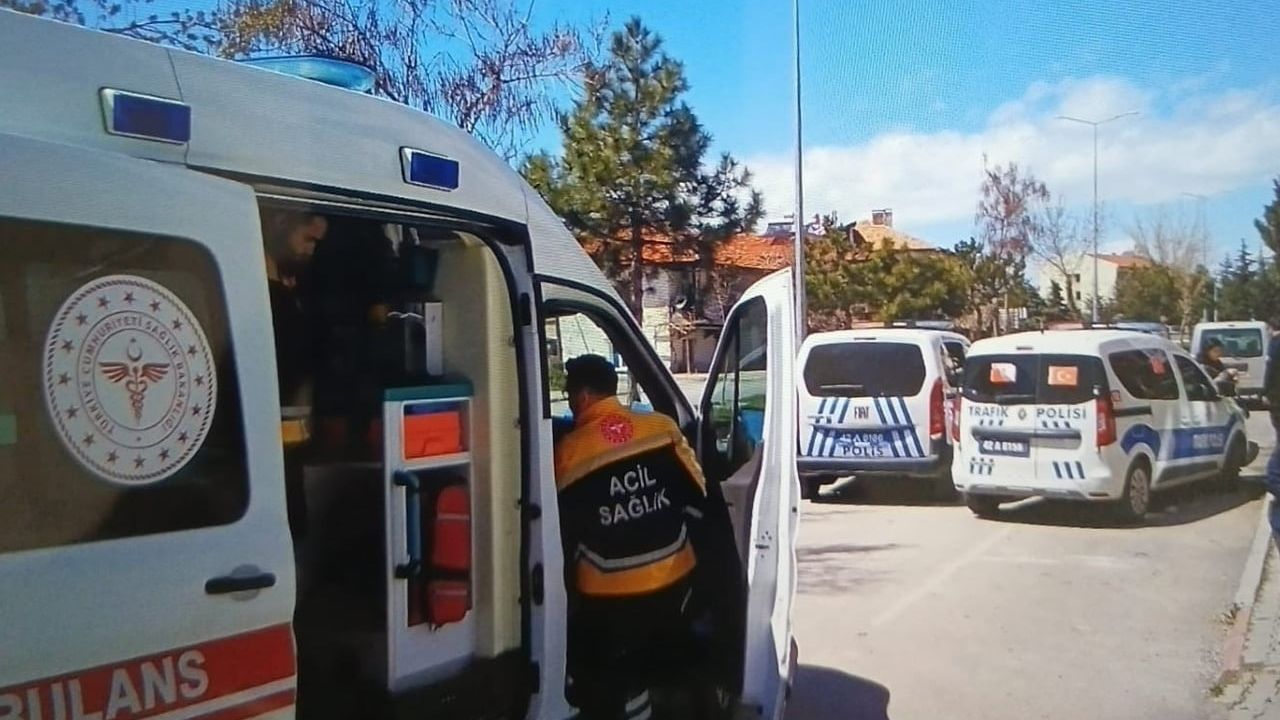 Beyşehir'de otomobilin çarptığı 8 yaşındaki çocuk hastanelik oldu