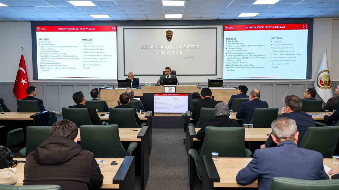 Bilecik’te 2026 Yılı Taşkın Koordinasyon Toplantısı Vali Faik Oktay Sözer Başkanlığında