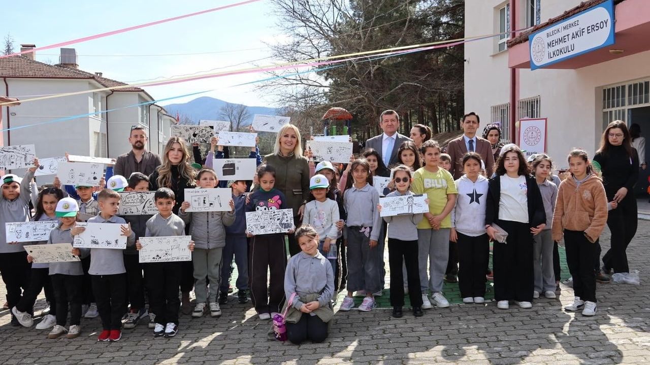Bilecik'te 'Bir Hayalin Olsun Projesi' öğrencilerin hayallerini seramiklere taşıdı