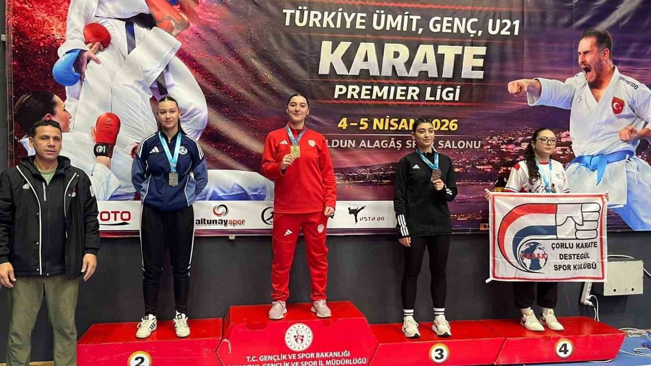 Bilecikli Tuğba Çürük, Genç +66 kg Kumite Türkiye Şampiyonu oldu