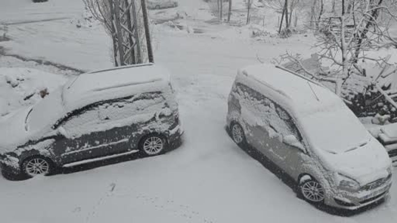 Bitlis'te Nisan ayında yoğun kar: 84 köy yolu ulaşıma kapandı
