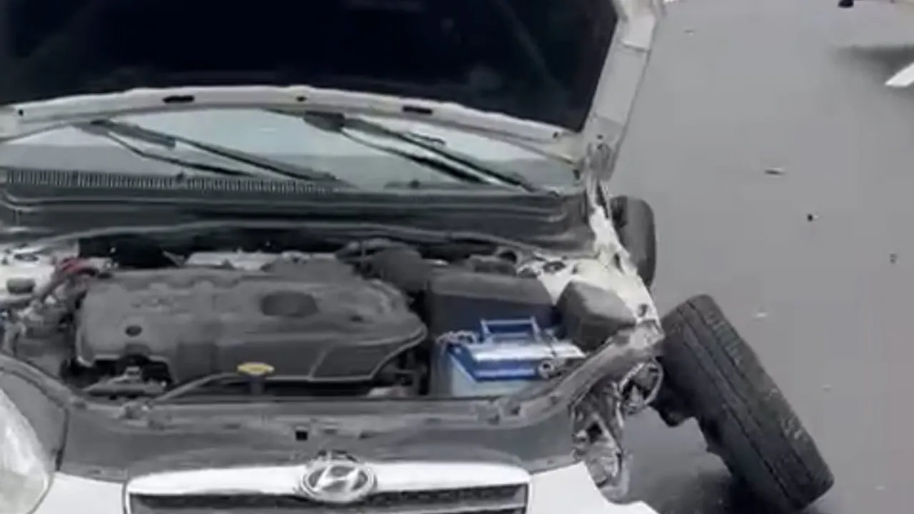 Bolu'da TEM Otoyolu Cankurtaran'da 10 araçlı zincirleme kaza: 6 yaralı