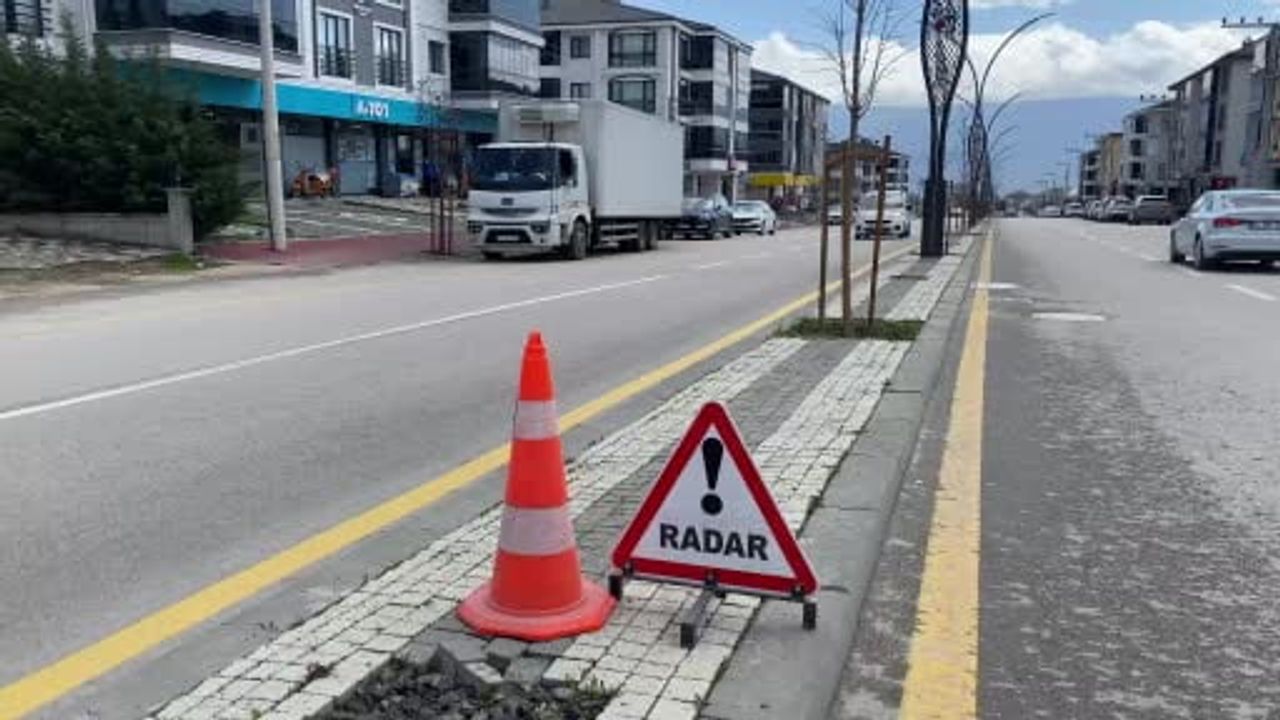 Bolu'da 'Trafidar' devrede: Şehir içi aşırı hız denetimleri arttı