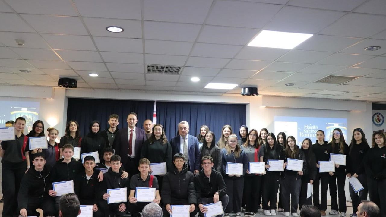 Bozüyük'te 'Maarifin Kalbinde Ramazan' yarışmasının kazananları ödüllendirildi