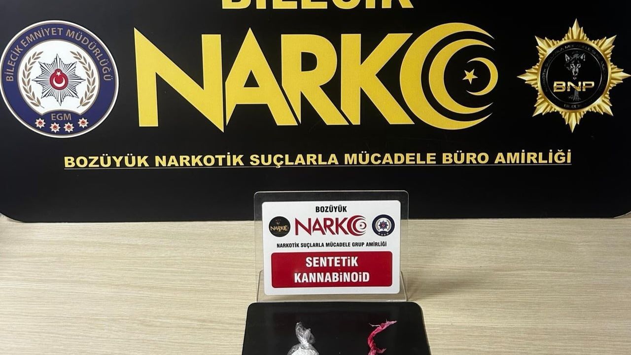 Bozüyük'te uyuşturucu operasyonu: 3 gözaltı