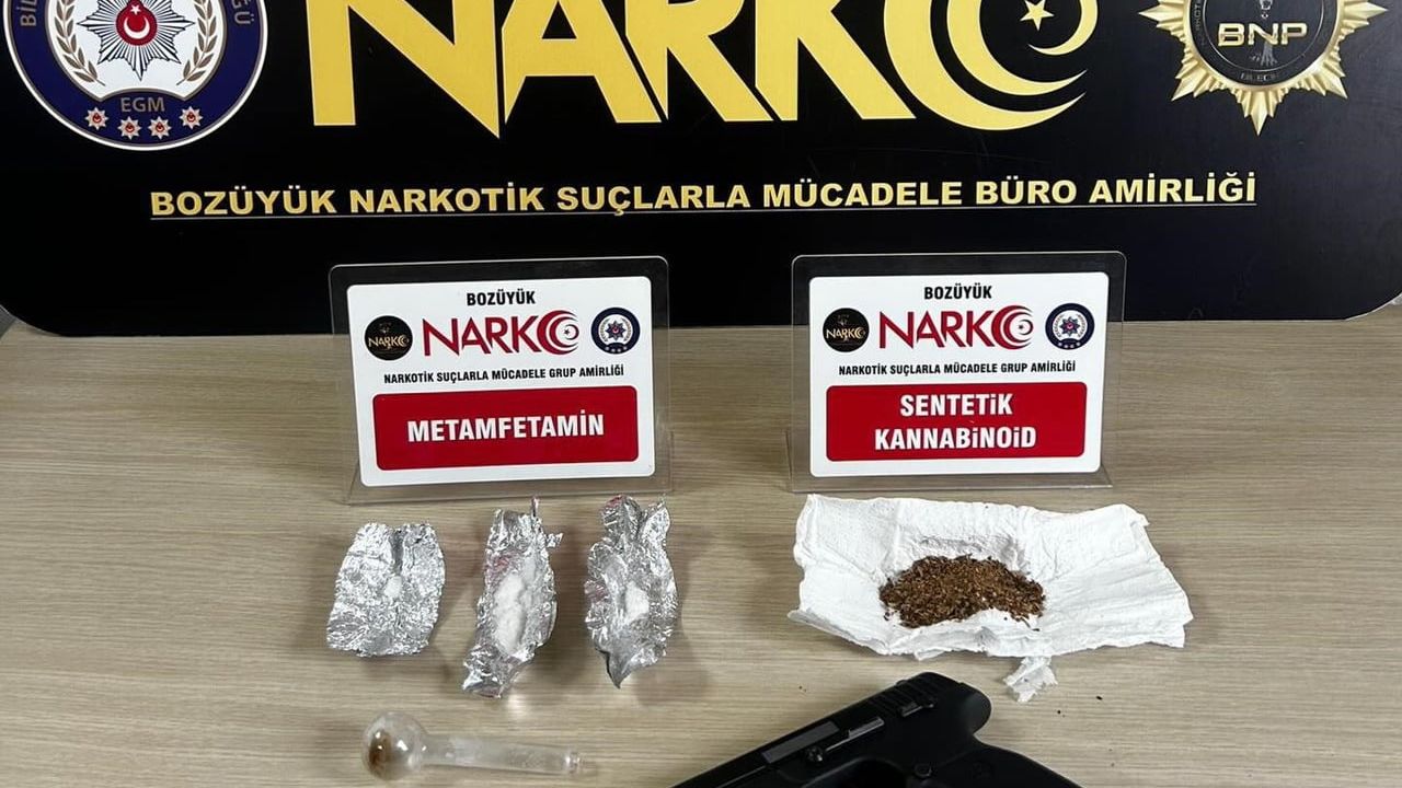 Bozüyük’te uyuşturucu ve silah operasyonu: 1 gözaltı