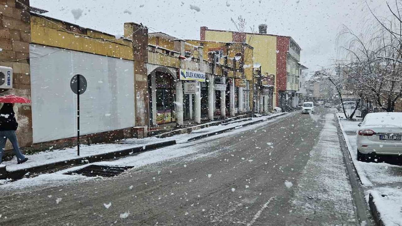 Bulanık'ta Nisan ayında kar yağışı yaşamı olumsuz etkiledi