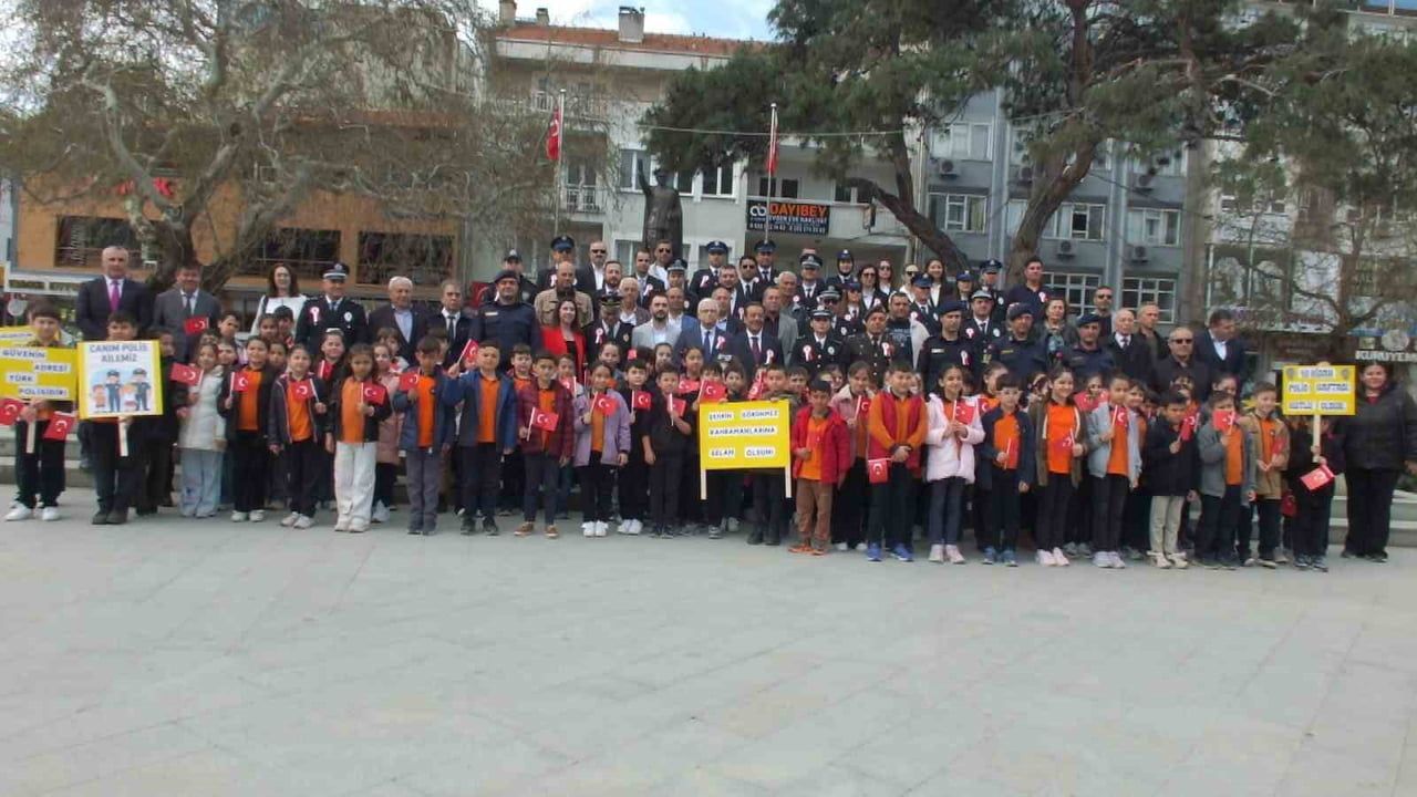 Burhaniye'de Türk Polis Teşkilatı'nın 181. kuruluş yıldönümü törenle kutlandı