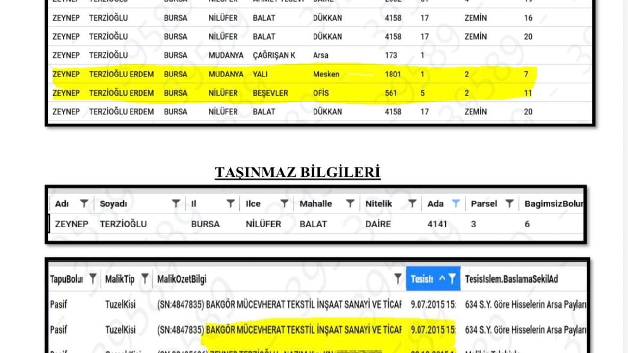Bursa'da eski Nilüfer Belediye Başkanı Turgay Erdem hakkında rüşvet iddiası: Taşınmazların sevgilisi üzerine kaydedildiği öne sürülüyor