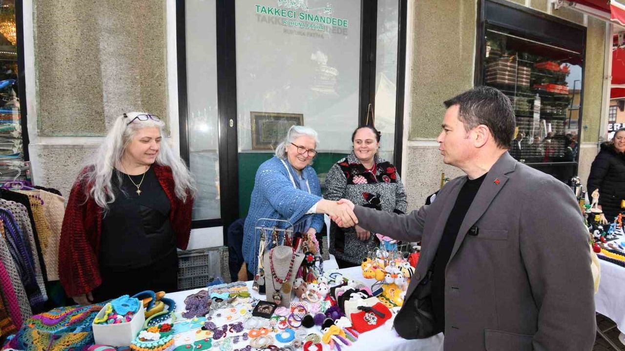 Bursa Osmangazi'de Kadın Girişimciler Sokağı Fetih Etkinliklerinde Yoğun İlgi Topladı