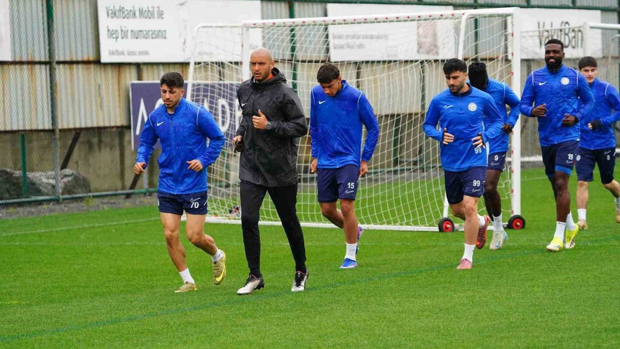 Çaykur Rizespor, 9 Nisan'daki Samsunspor maçı için hazırlıklara başladı