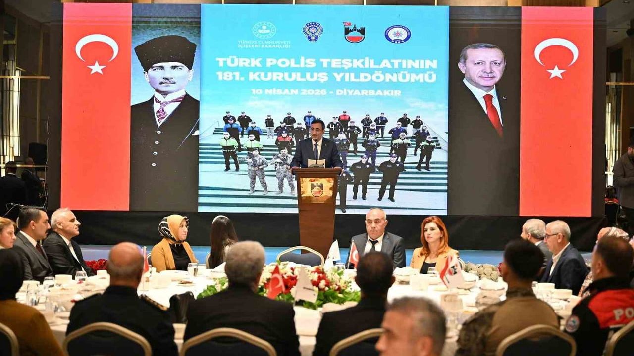 Cevdet Yılmaz Diyarbakır'da: Polis Teşkilatı'nın 181'inci yıldönümünde şehit ve gazilere destek vurgusu