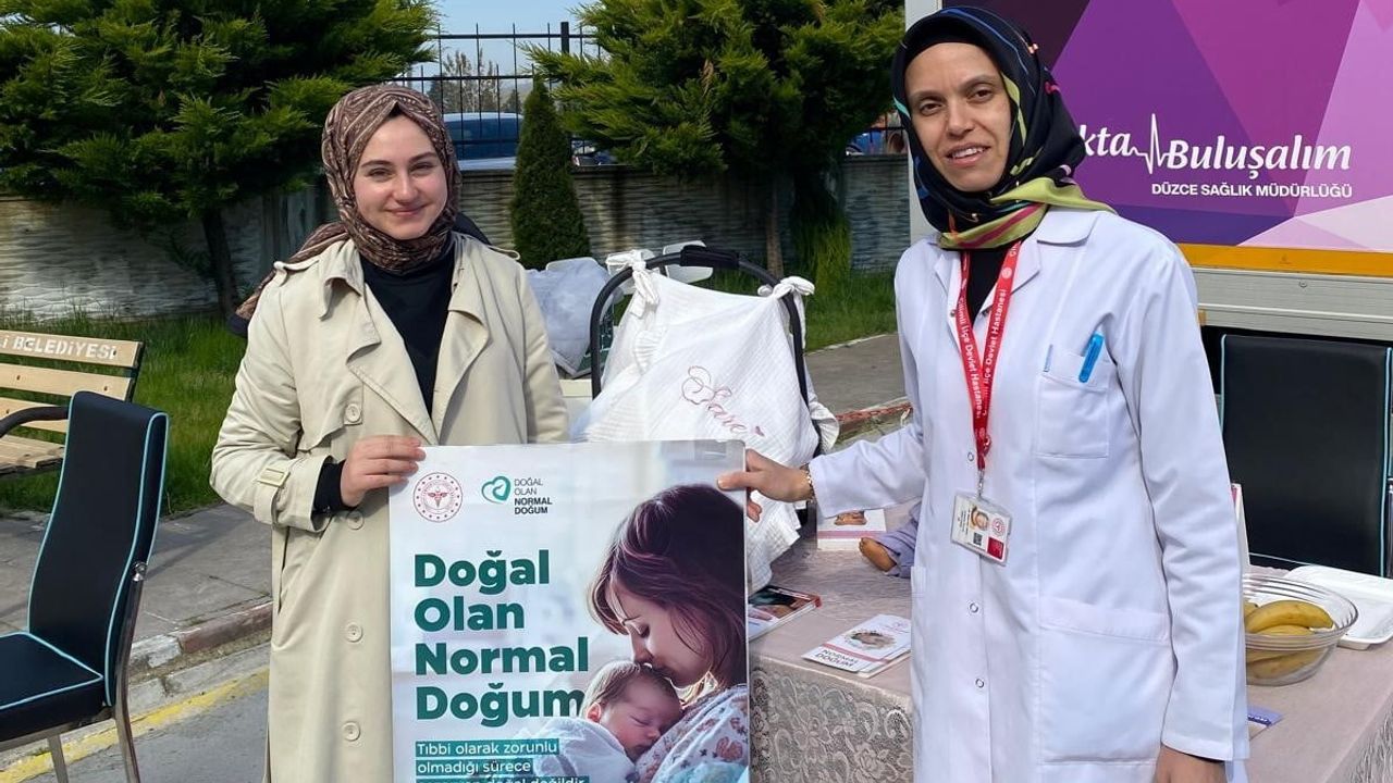 Çilimli'de Kanser ve Kalp Sağlığı İçin Farkındalık Yürüyüşü