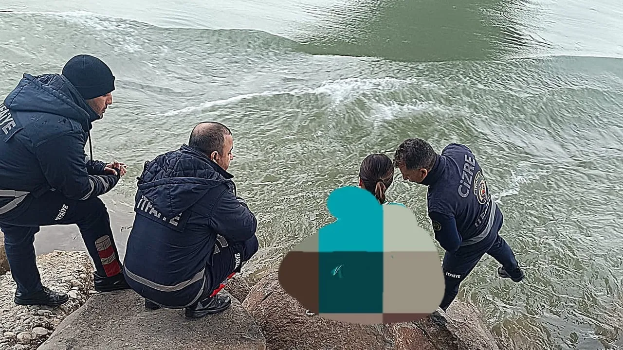 Cizre'de Dicle Nehri'nde intihar teşebbüsü engellendi