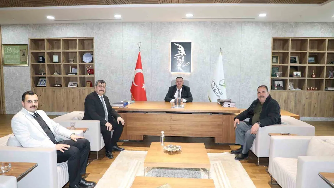 Denetimli Serbestlik İl Müdürü Erol Acar, Gaziantep Ticaret Borsası'nı ziyaret etti