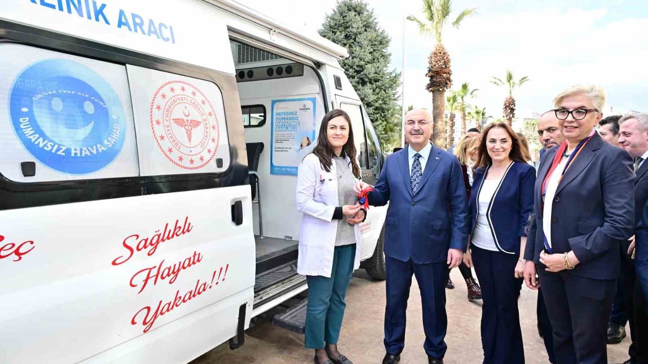 Denizli’de Mobil Sigara Bırakma Aracı hizmete sunuldu
