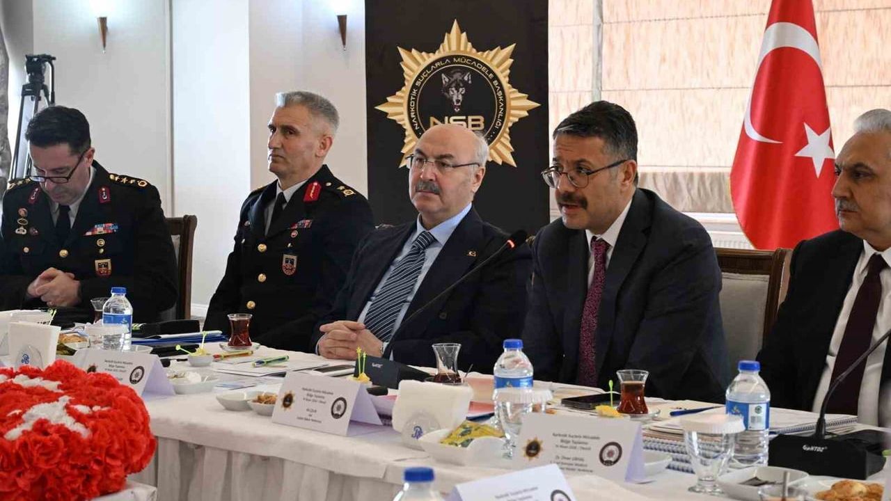 Denizli'de Narkotik Suçlarla Mücadele Başkanlığı Bölge Değerlendirme Toplantısı yapıldı