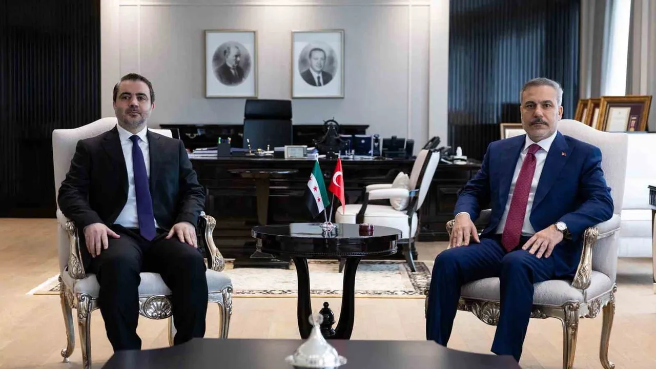 Dışişleri Bakanı Hakan Fidan, Suriyeli Mevkidaşı Esad Hasan Şeybani ile Görüştü