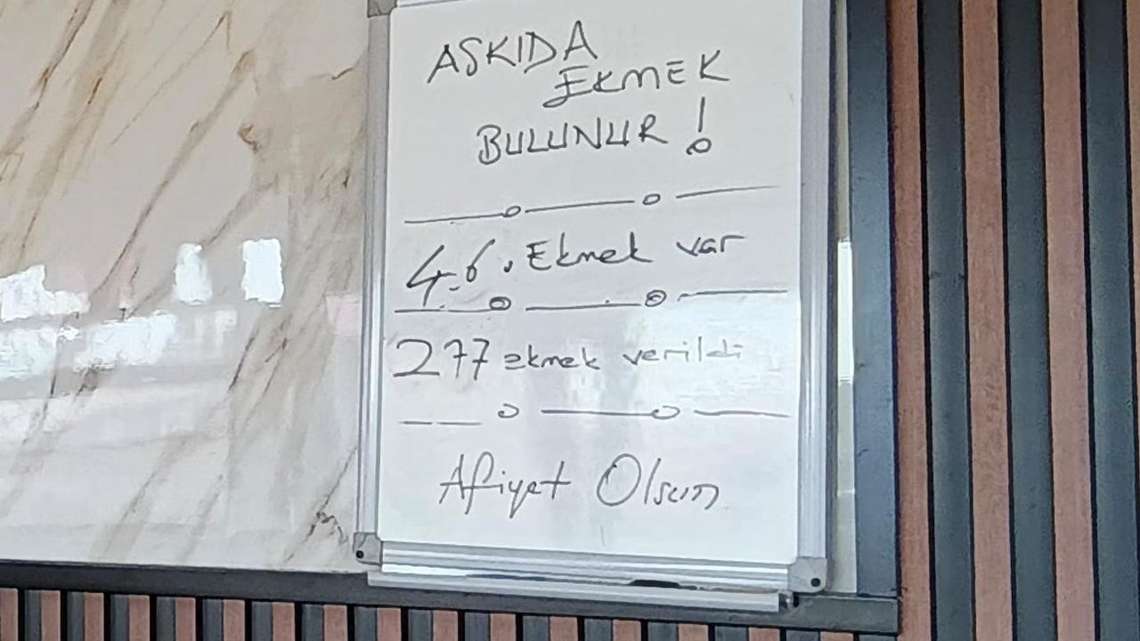 Diyadin'de fırından örnek dayanışma: 'Askıda ekmek' ile 277 ekmek ihtiyaç sahiplerine ulaştırıldı