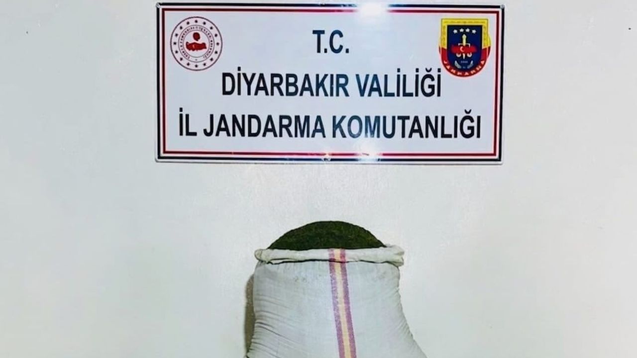 Diyarbakır'da Jandarma Operasyonunda 22 Kilo Esrar Ele Geçirildi