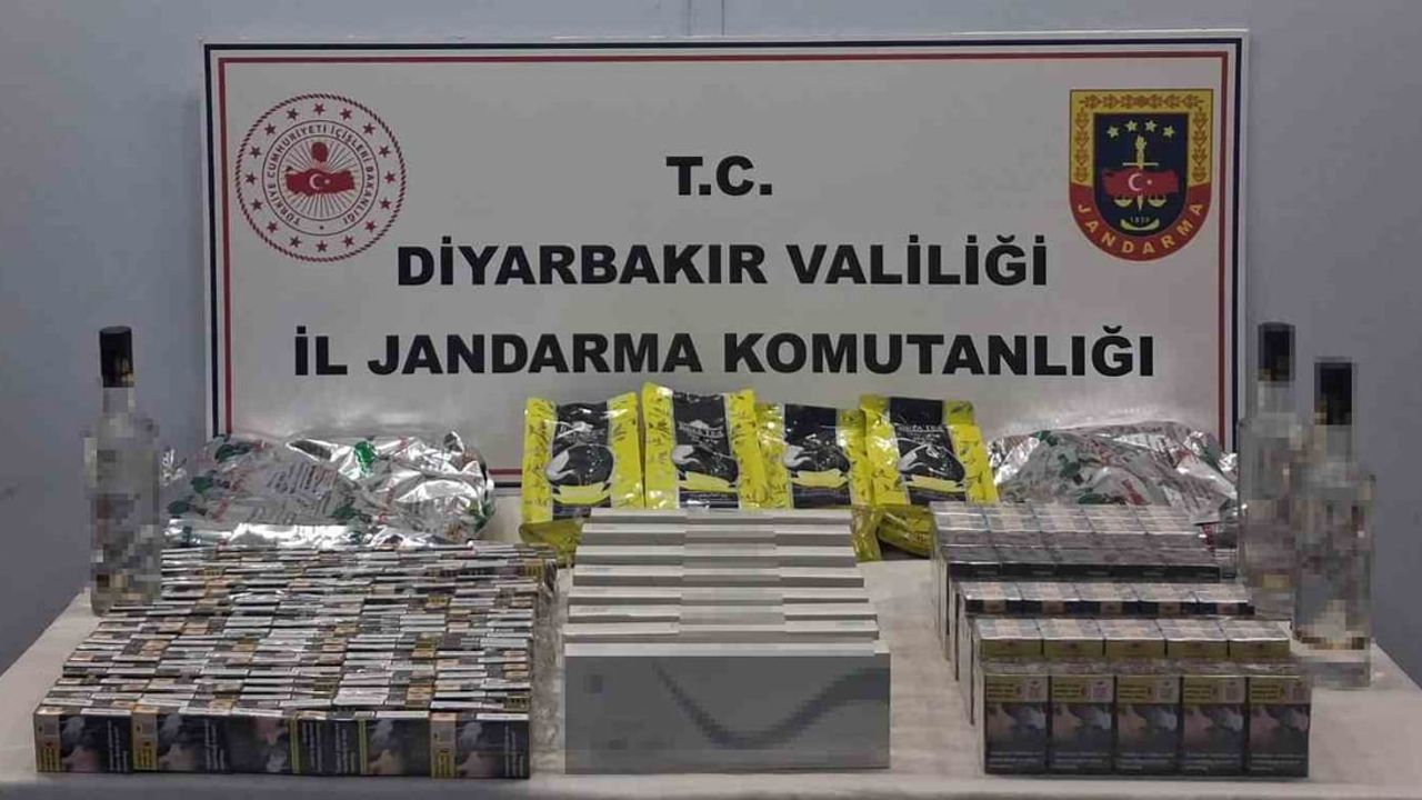 Diyarbakır'da kaçakçılık operasyonlarında 58 şüpheliye işlem yapıldı