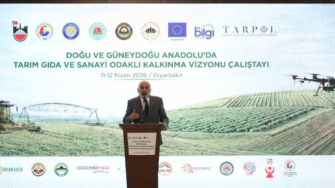 Diyarbakır'da Tarım, Gıda ve Sanayi Odaklı Kalkınma Vizyonu Çalıştayı Başladı