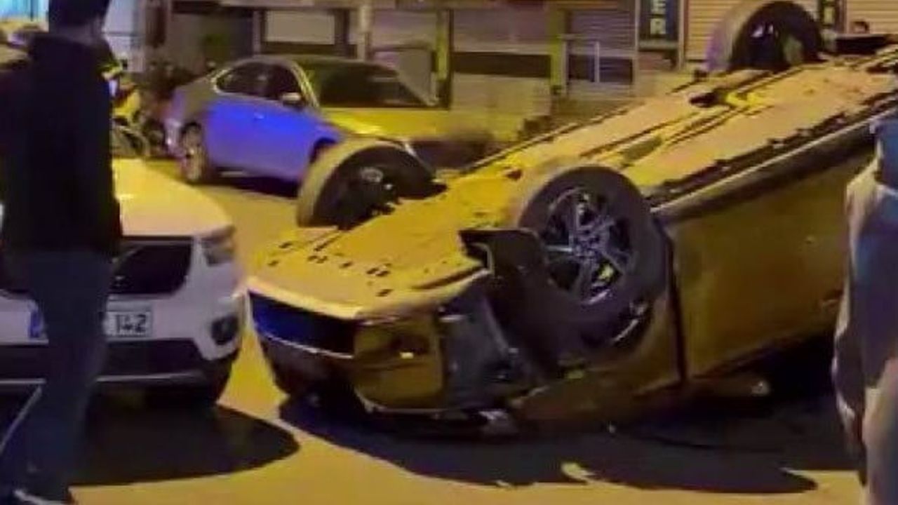 Diyarbakır Kayapınar'da otomobil takla attı: 3 kişi yaralandı