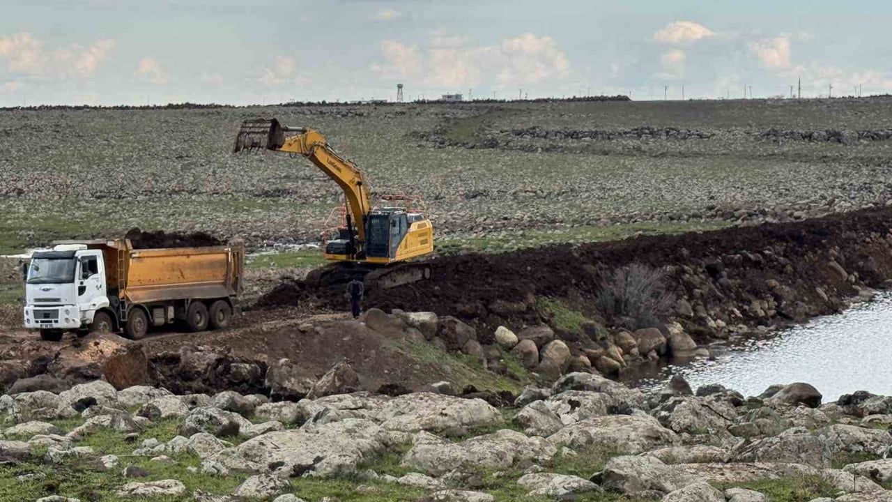 Diyarbakır Kırkpınar Mahallesi'ndeki Patlayan Sulama Göleti Yeniden Yapıldı