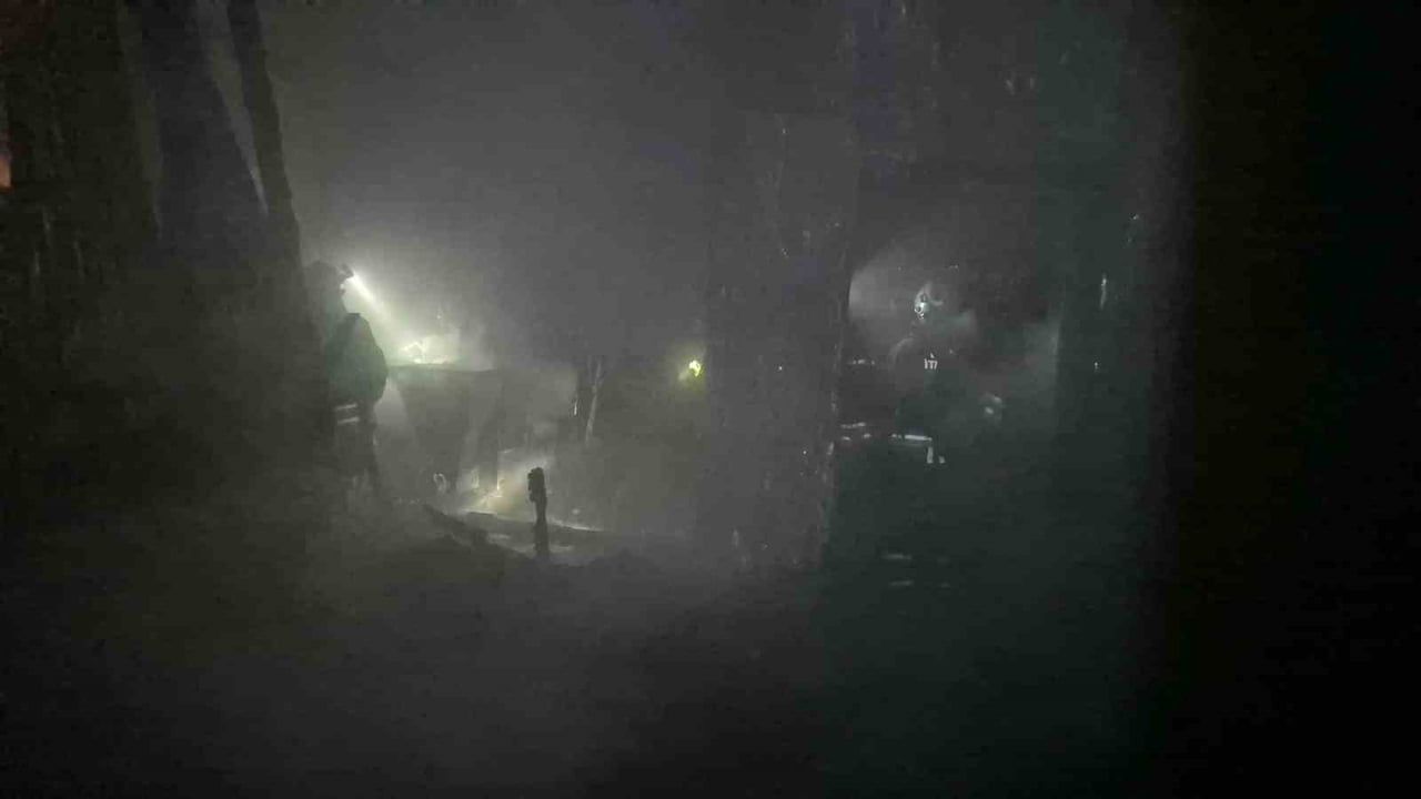 Düzce'de kazan dairesinde yangın: İtfaiye yangını çevreye sıçramadan söndürdü