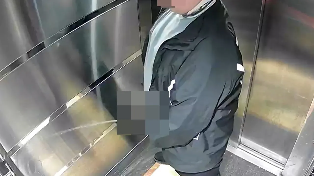 Düzce'de kuryenin asansöre tuvalet yapması sonrası firma asansörü temizletti