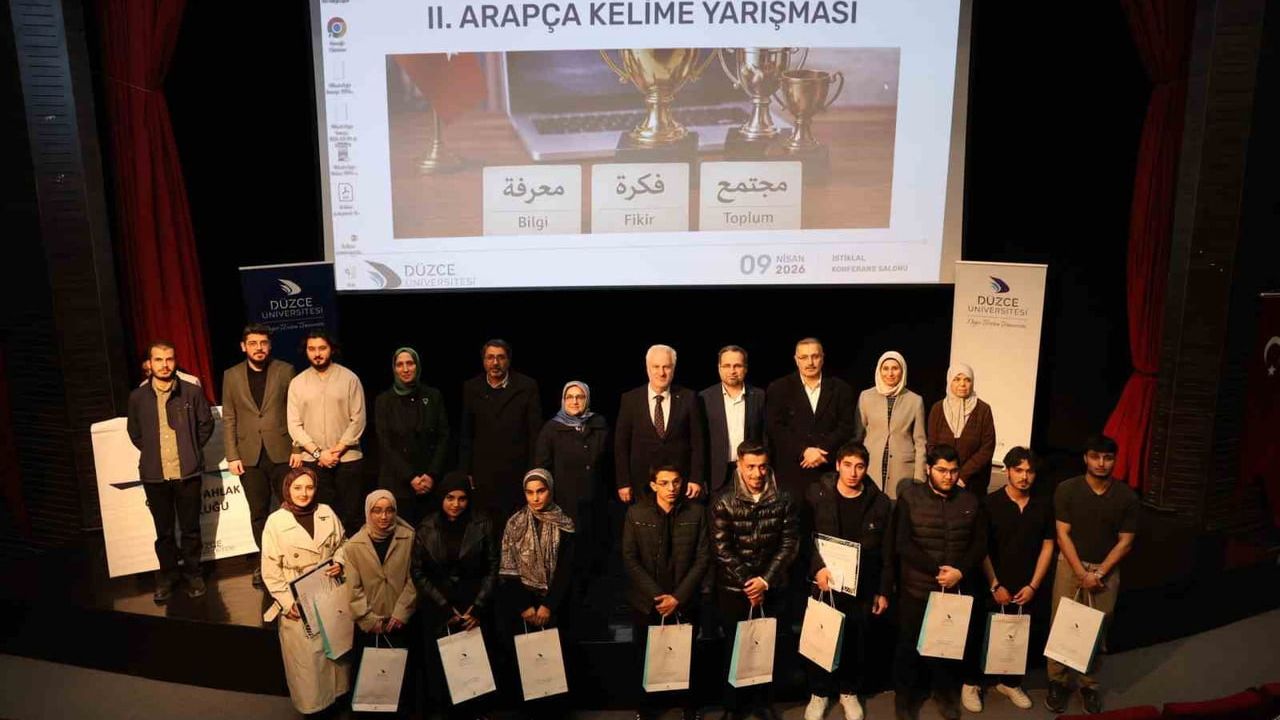 Düzce Üniversitesi İlahiyat Fakültesi II. Arapça Kelime Yarışması düzenlendi
