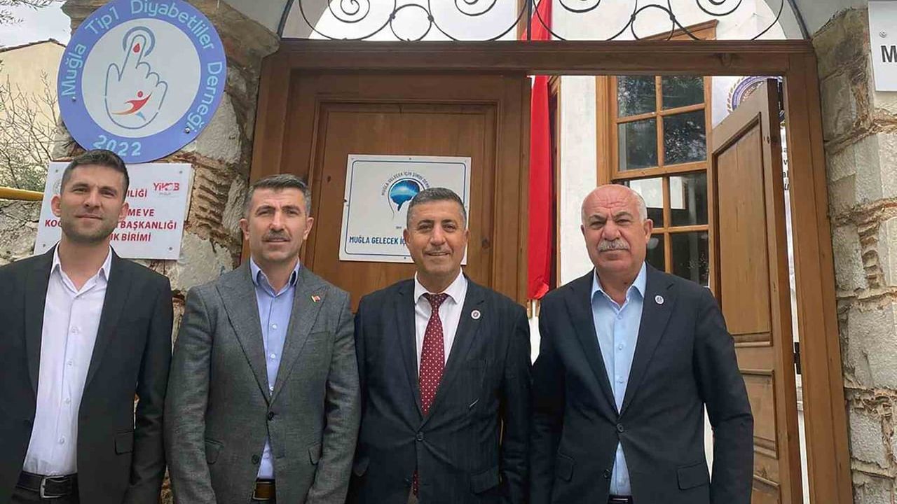 Emniyet Teşkilatı Sendikası Genel Başkanı İsmail Okumuş, EMŞAV Muğla İl Başkanlığı'nı Ziyaret Etti