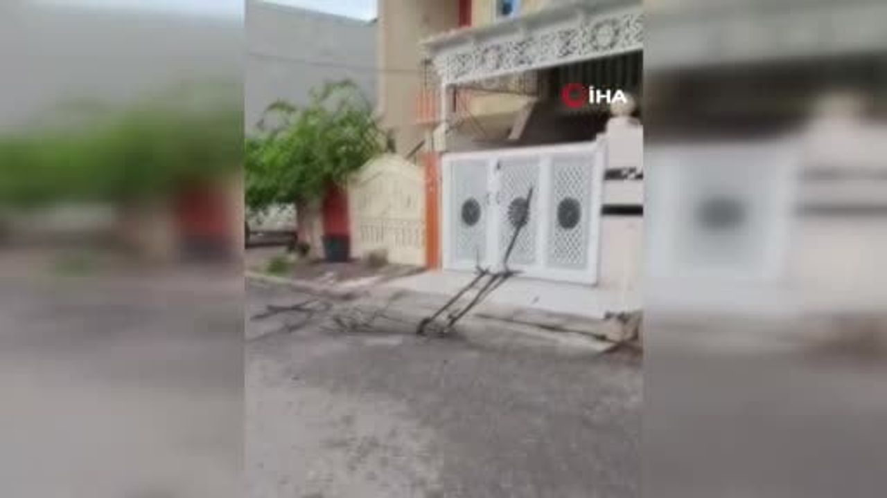 Erbil'de iki İHA düştü: Karzian'da bir eve isabet etti, can kaybı yok