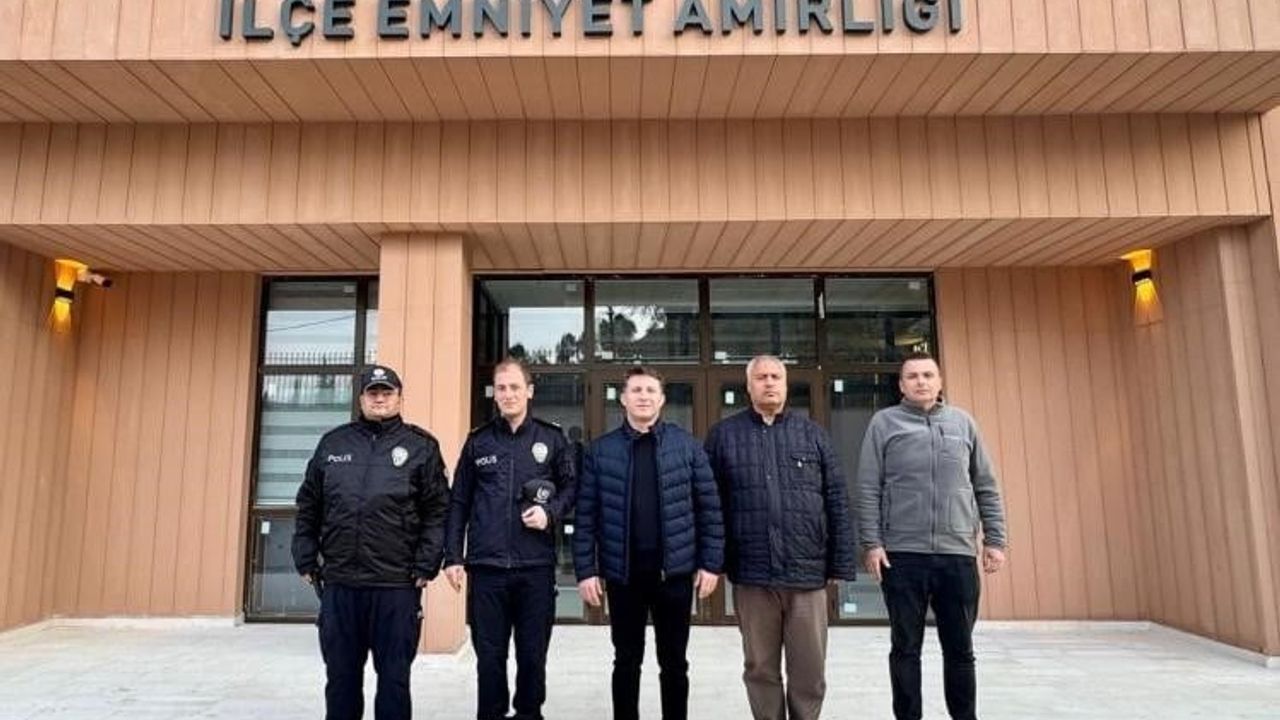 Erdem Çağlar, İnhisar’daki yeni ilçe emniyet hizmet binası çalışmalarını inceledi