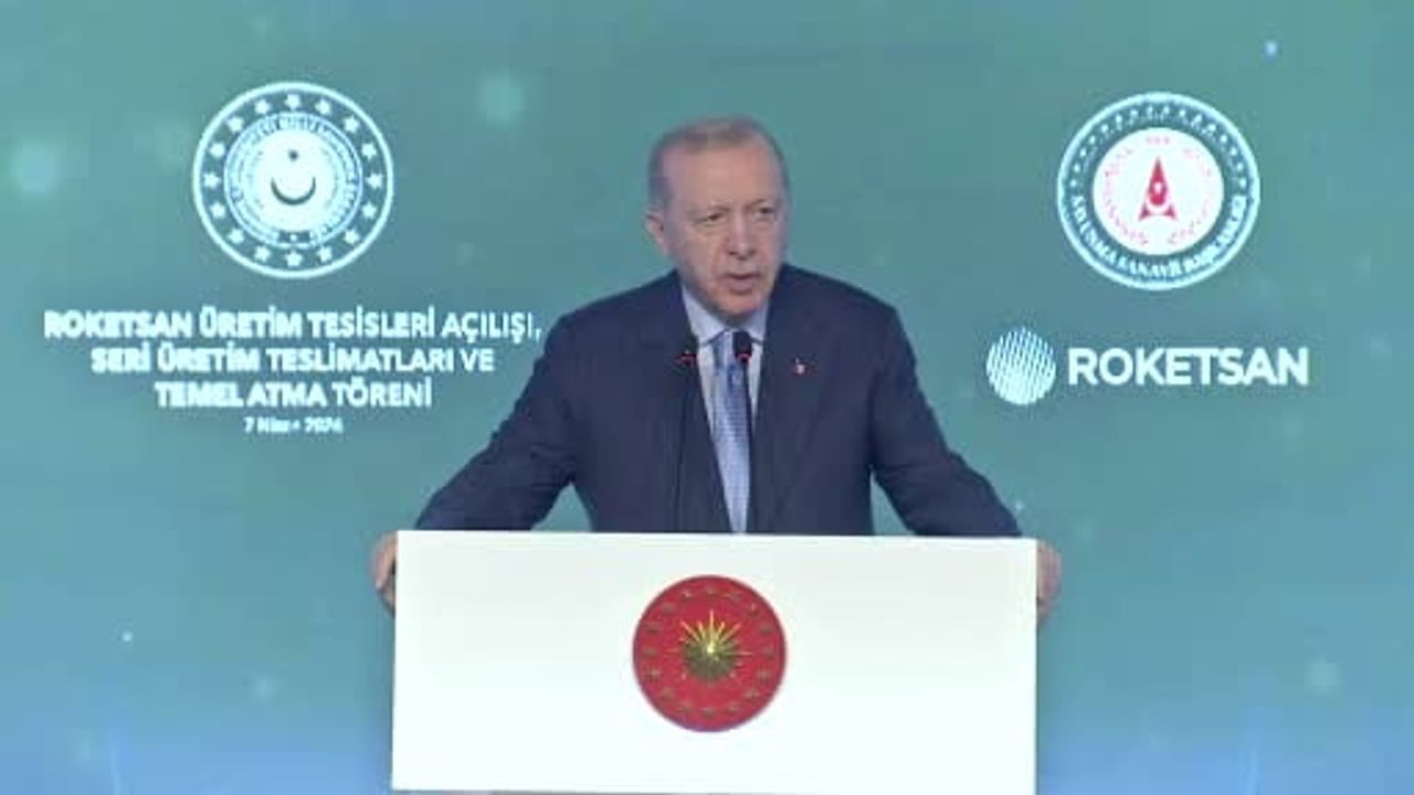 Erdoğan: 3 terörist etkisiz hale getirildi — Lalahan'da ROKETSAN açılışında açıklama