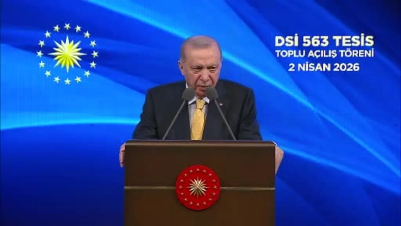 Erdoğan: 'Son 23 yılda su yatırımlarımızı zirveye çıkardık' — 563 DSİ tesisinin toplu açılışı