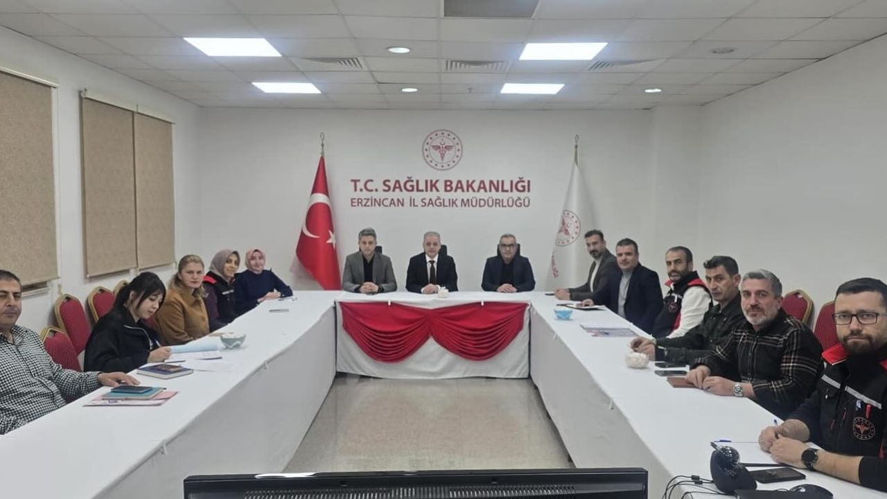 Erzincan'da İş Sağlığı ve Güvenliği Kurulu Toplantısı Yapıldı