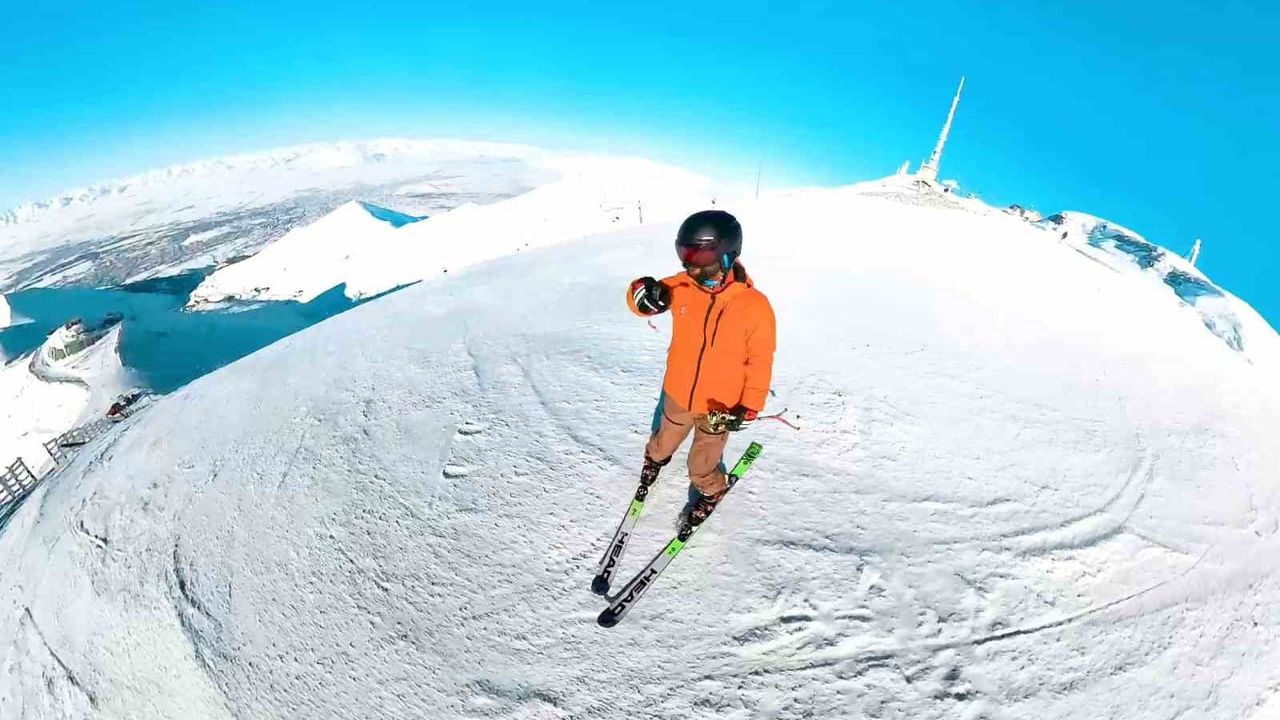 Erzurum'da iki yüz: Palandöken'de kayak turizmi, kırsalda 3 metreyi aşan kar